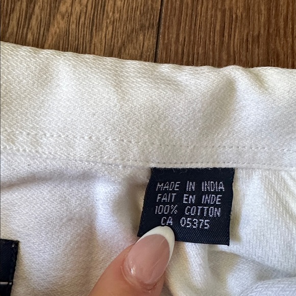 OSCAR DE LA RENTA 100% cotton button down 17 34/35 - Picture 6 of 8